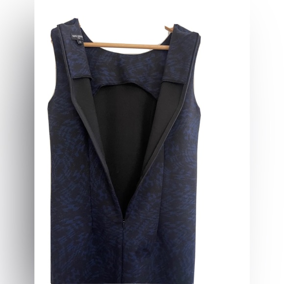 Mario Serrani Small Pull-on Dress Black/Blue Print - Picture 5 of 9